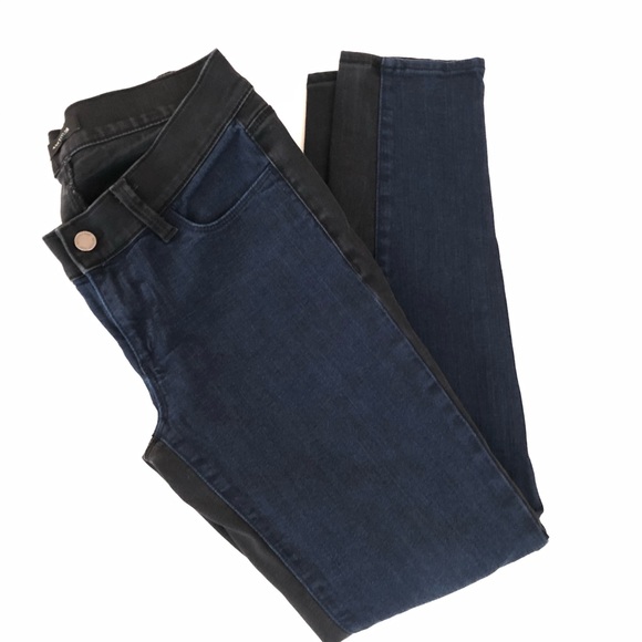 The Super Skinny Modern fit color block jeans sz 4 - Picture 2 of 7